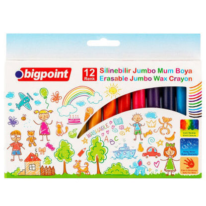 Picture of Jumbo Crayon (Silinebilir) 12 Renk