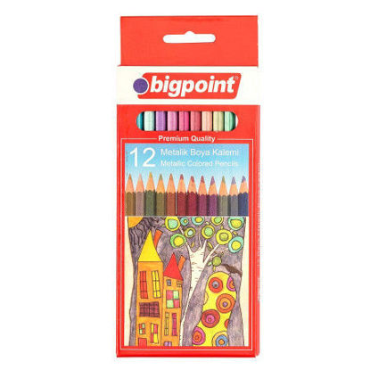 Picture of Metalik Kuru Boya Kalemi 12 Renk