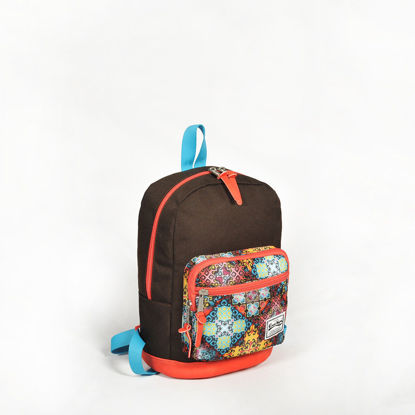 Picture of K88Coral High Kahverengi Üç Bölmeli Mini Sırt Çantası 14125