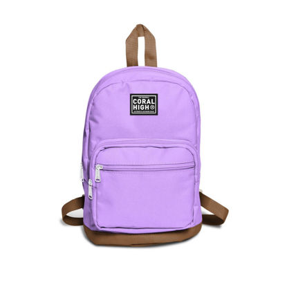 Picture of K88Coral High Lila Üç Bölmeli Mini Sırt Çantası 24215