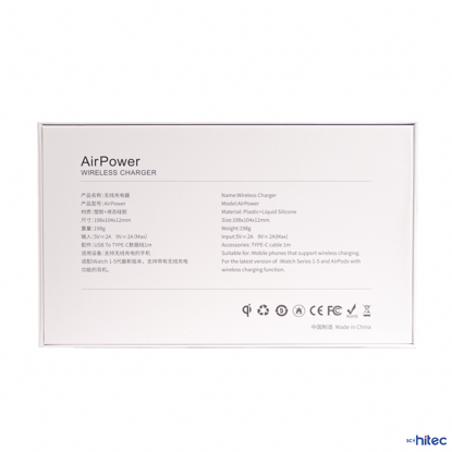 Picture of ScHitec Air Power 3in1 Telefon/Saat/Airpods Wireless Kablosuz Şarj İstasyonu