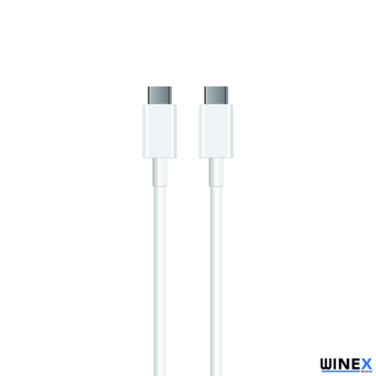 Picture of Winex SX26P 3A 45W Type-C to Type-C Data ve Hızlı Şarj Kablosu 3’lü Paket 1, 2, 3 Metre Beyaz